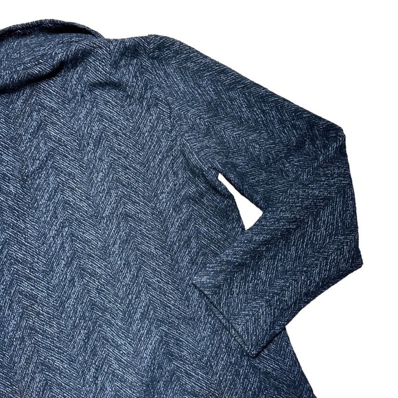 Eileen Fisher Dark Grey Wool Blend Open Front Blazer US XS - Picture 5 of 10